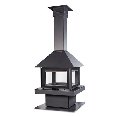 Rocal Giselle 90 Central Freestanding Designer Fireplace