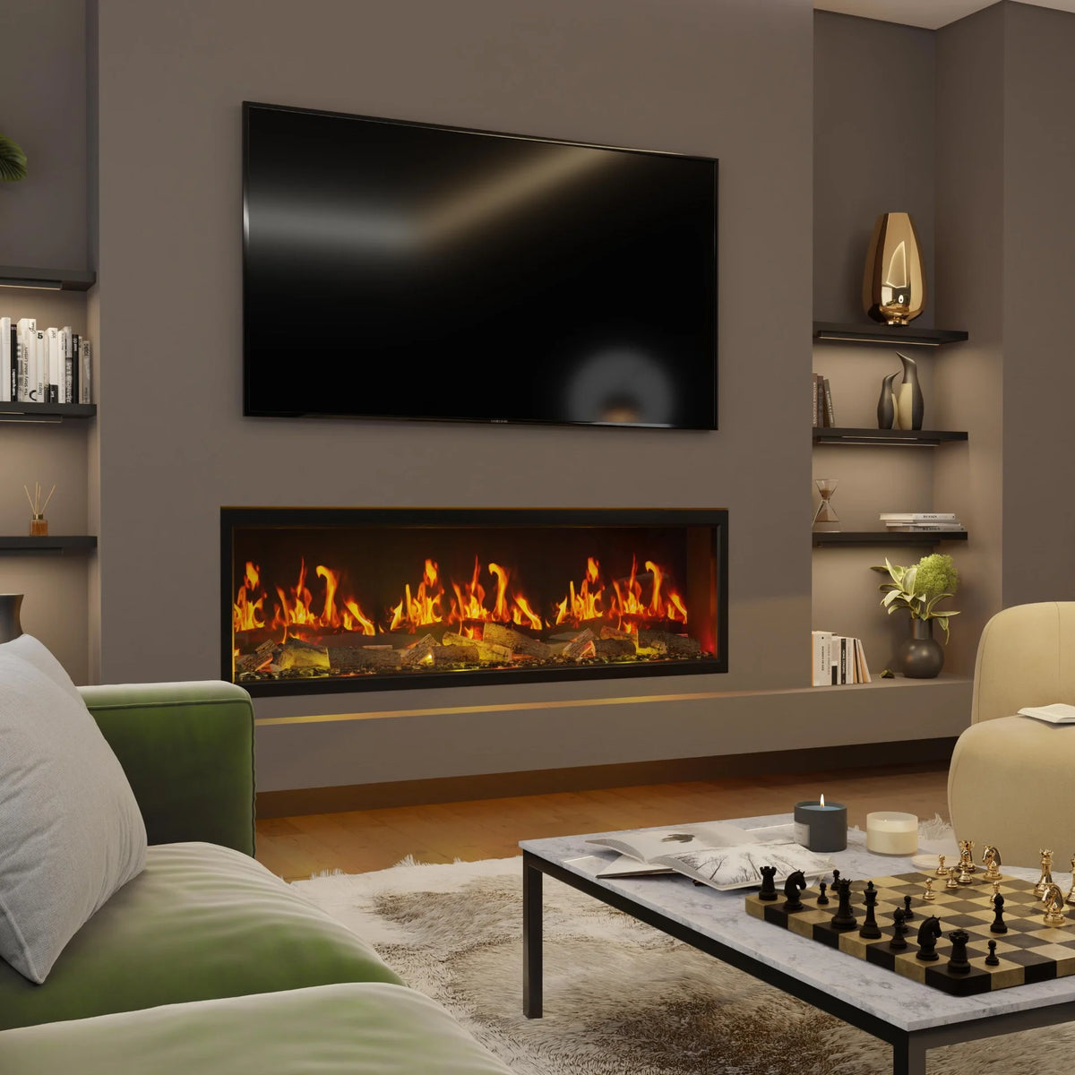 ACR Seren 130 LCD Electric Frameless Insert