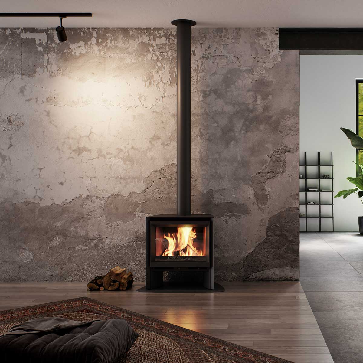 Stûv 6-H 76/60 Freestanding Wood Burning Stove