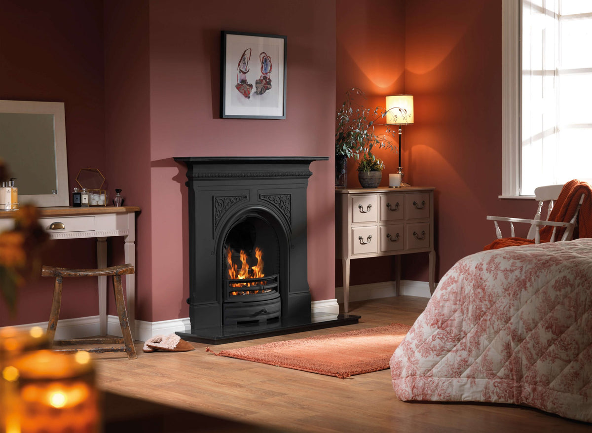 Penman Trinity 48" Cast Iron Combination Fireplace