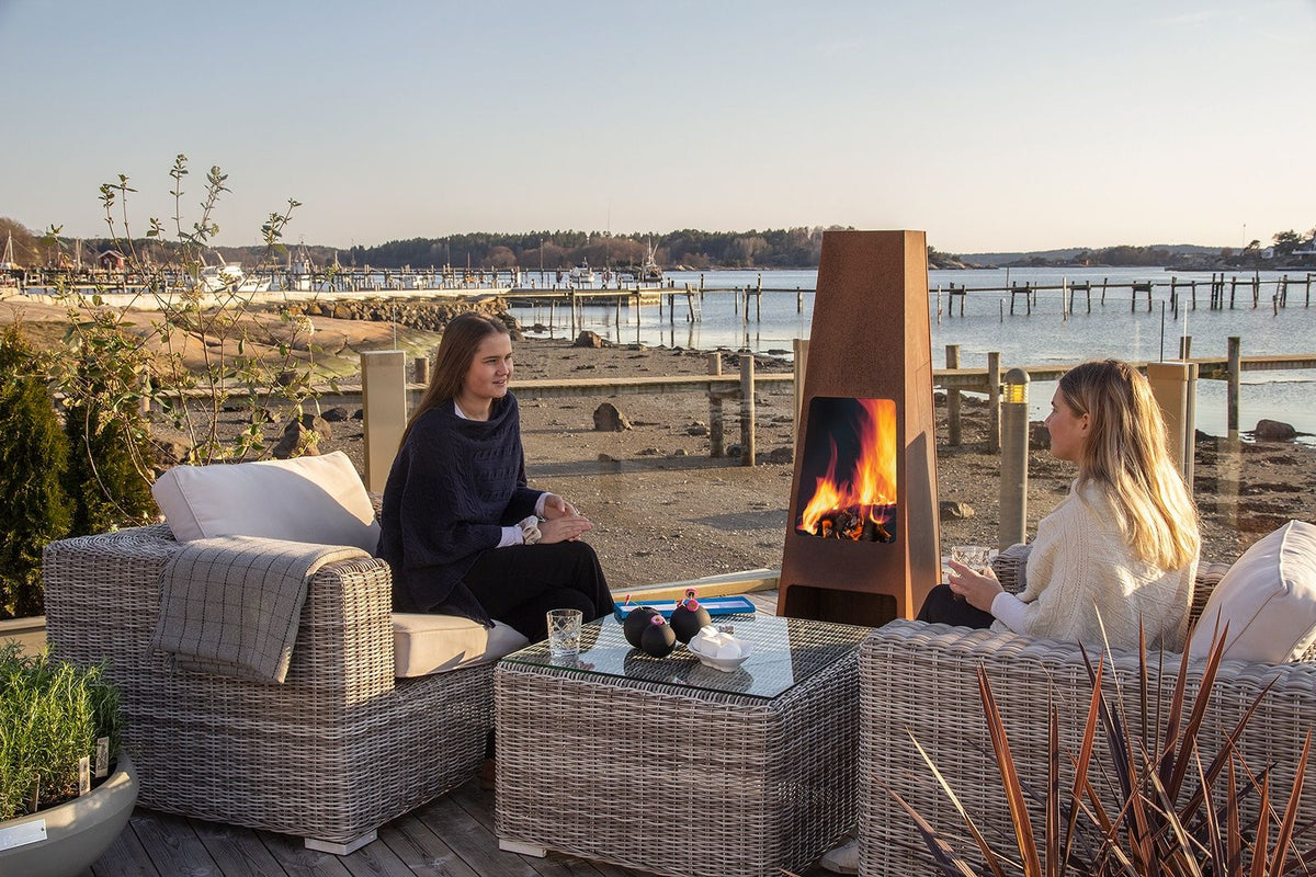 Jøtul Loke Outdoor Wood Burning Fireplace