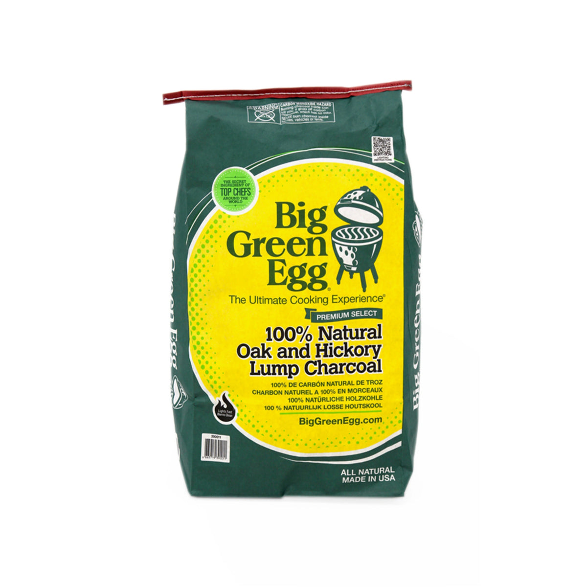Big Green Egg Premium 100% Lumpwood Charcoal 8kg Bag