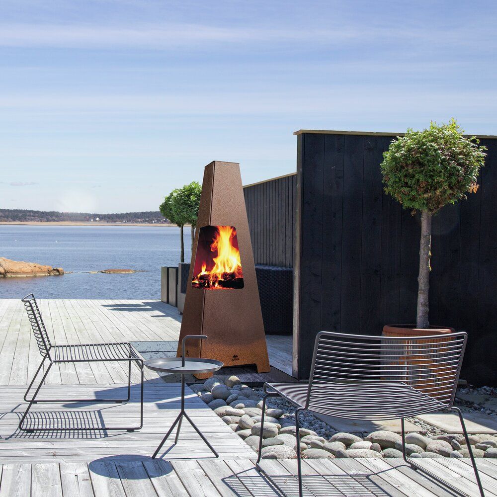 Jøtul Terrazza XL Outdoor Wood Burning Fireplace