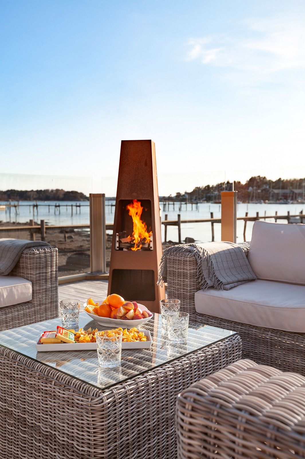 Jøtul Loke Outdoor Wood Burning Fireplace
