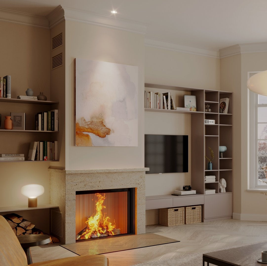 Dru Spartherm Premium A-1V-87h Wood Burning Fire