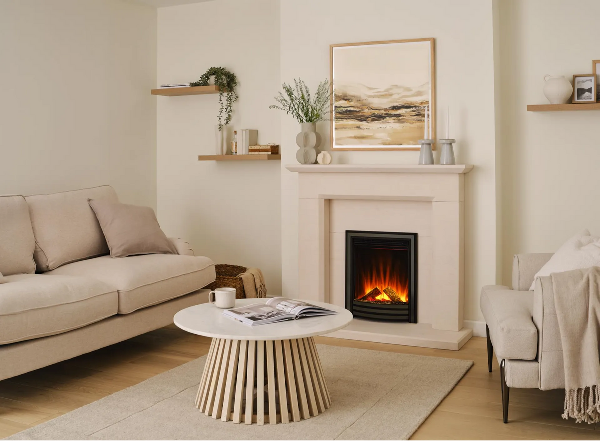 British Fires Sway 16" Classic Electric Fire Black Edition