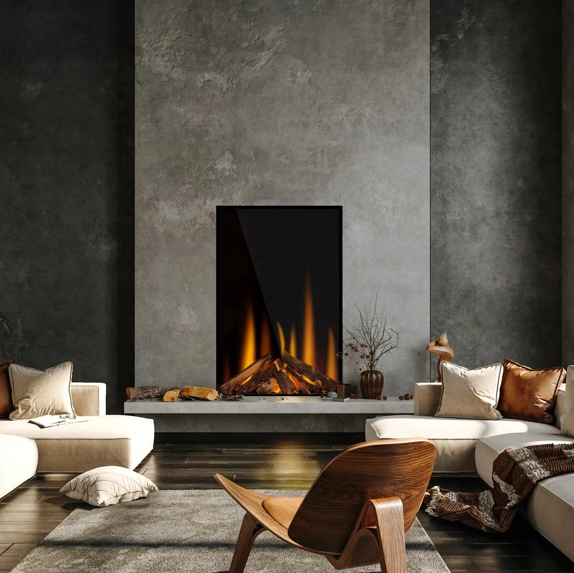 British Fires Knightwood Electric Fire