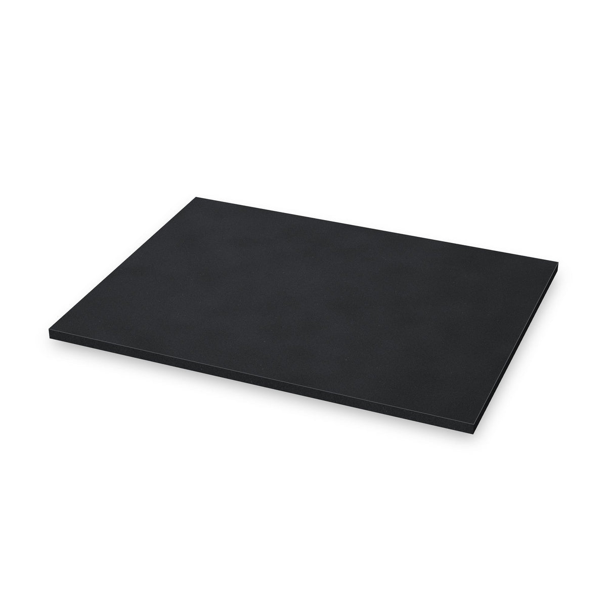 Honed Black Granite Back Hearth 800 x 600 mm