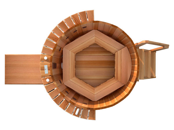 Aurora Cedar Wood Hot Tub (10 Person)