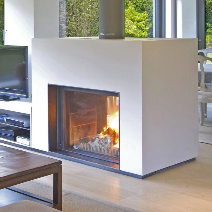 Stûv 21/95 DF Double-Sided Inset Wood Burning Fire